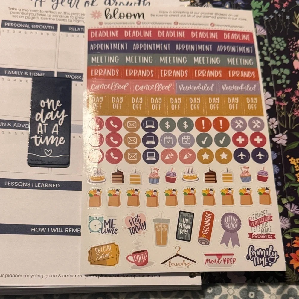 bloom planners start your